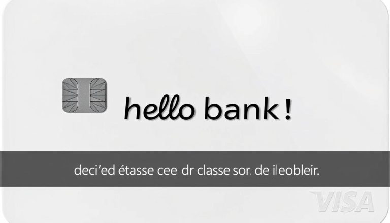 carte de crédit Hello Bank! Visa Classic