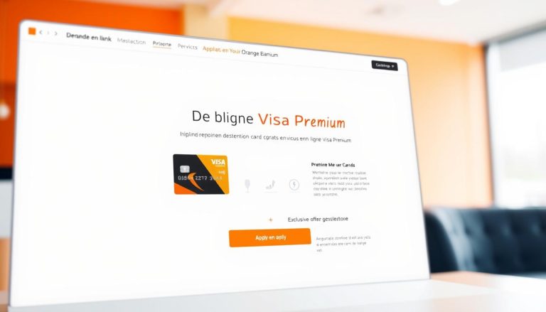 demande en ligne Visa Premium Orange Bank